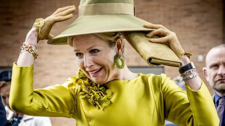 Vídeo: Máxima de Holanda, golpeada en la cabeza en su último acto oficial