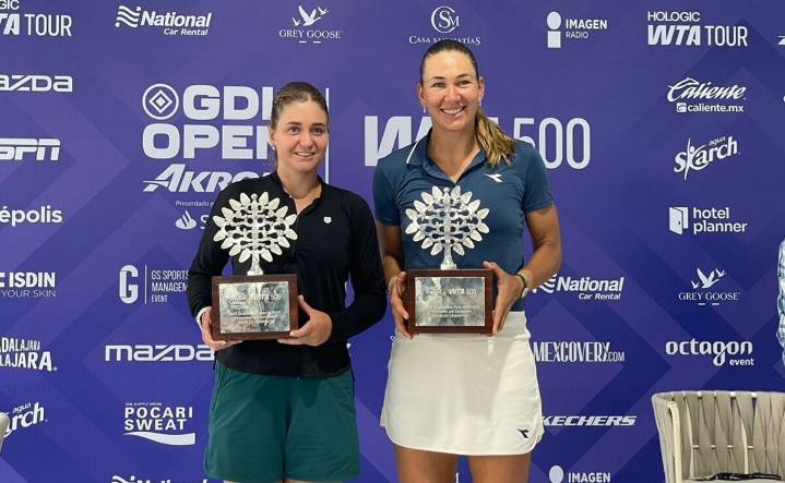Guadalajara Open: La mexicana Giuliana Olmos deja escapar el título en dobles y se consuma su sueño de ganar en casa