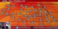 A warm and breezy end to the week and to the month of September