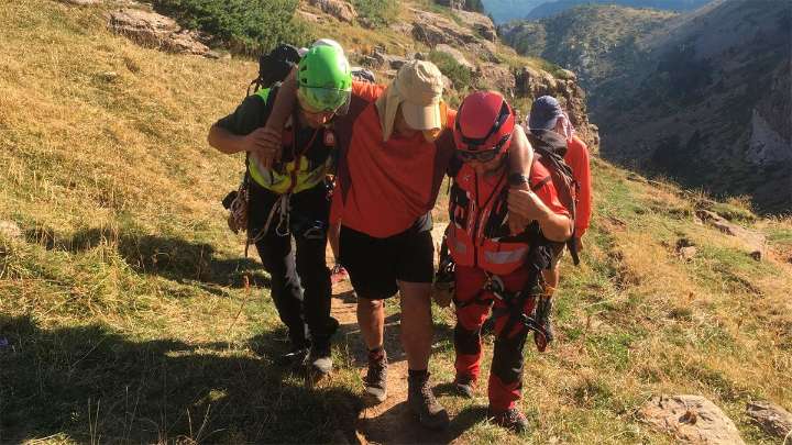 Accidentado fin de semana en el Pirineo, con hasta cinco rescates el viernes y sábado