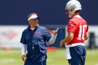 Josh McDaniels has high expectations for Patriots QB Drake Maye
