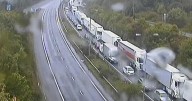 Kent M20 traffic live updates after all vehicles held following crash near Folkestone