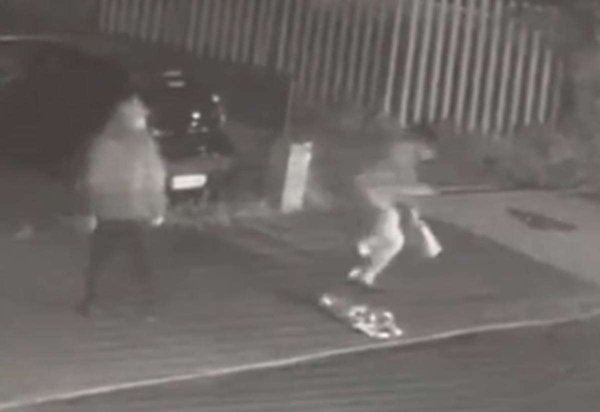 ‘Disgusting’ person captured on camera ripping down and spitting on Union Flag in Station Road, Whitstable