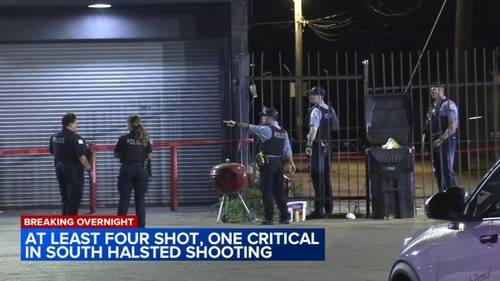Englewood, Chicago shooting today: 4 men shot in 6600-block of South Halsted Street,  police department says