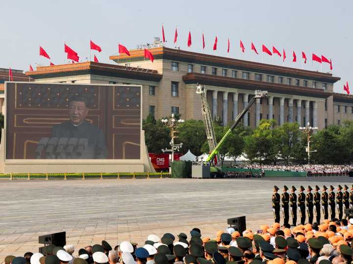 Masivo desfile militar en Beijing por el octogésimo aniversario del fin de la Segunda Guerra Mundial en el Pacífico