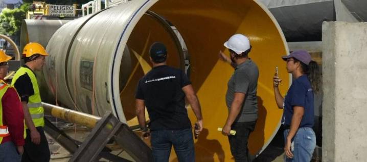 Máquina tuneladora llegó a Barranquilla para perforar 1.8 kilómetros del arroyo de la 85
