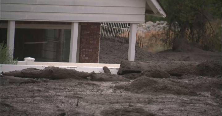 Mudslides sweep through San Bernardino Mountains amid rainy weather