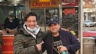 Exchico "Rojo" Juan David Rodríguez se reinventó: Puso un carro de churros junto a un amigo