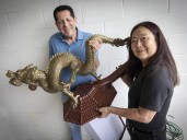 One of Vancouver Chinatown's dragon lanterns is for sale for the first time, and for a hefty price
