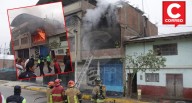 Incendio por corto circuito consume todo en vivienda de tres pisos en minutos, en Chilca