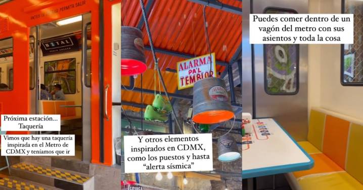 CDMX estrena taquería inspirada en su Metro y se vuelve viral