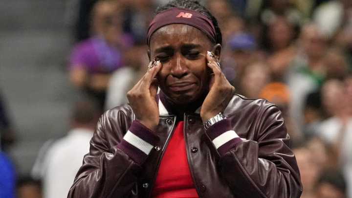 Coco Gauff suffers panic attack on court which saw US Open star break down in tears in emotional scenes