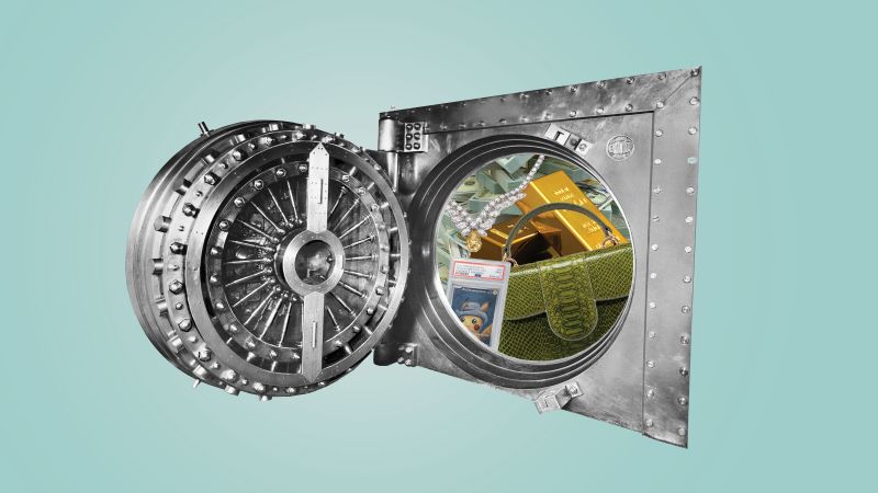 Inside the high-security vault storing valuables for the ultra