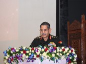 COAS General Upendra Dwivedi attends Tri-Service Academia Tech Symposium at Manekshaw Centre in Delhi