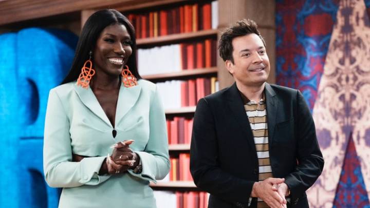 Jimmy Fallon’s On Brand Co-Host Hypes Their New Competition Series With A Message For Viewers: ‘You Better Be Nice!’