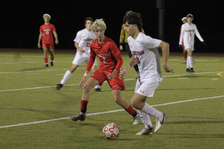 Pope Francis boys soccer pulls away late, defeats East Longmeadow