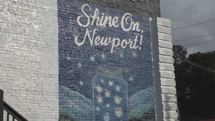 Newport unveils 'Shine On' mural to celebrate city's recovery after Helene
