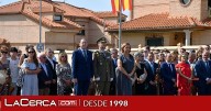 La presidenta de la Diputación de Toledo participa en el Homenaje a la Bandera celebrado en Argés
