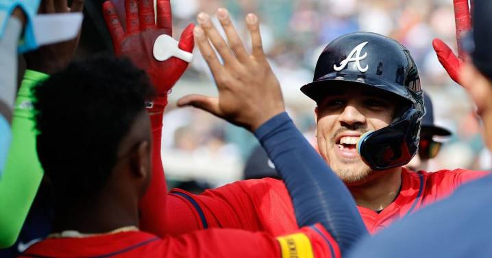Nacho man: Alvarez's first two career homers lead Braves past Tigers