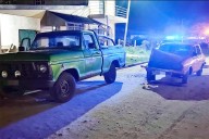 Un auto chocó a una camioneta estacionada en localidad entrerriana