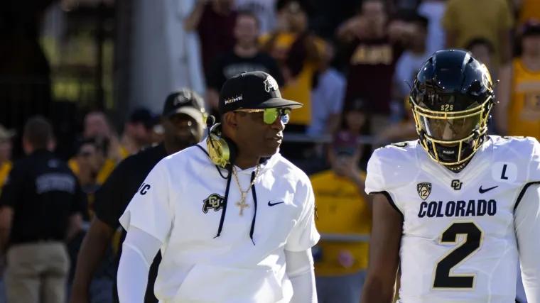CU Buffs football coach Deion Sanders and Shedeur’s sad messages revealed on Kelce brothers’ ‘New Heights’ podcast