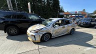 SPD lieutenant rams pedestrian
