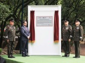 Titular de la Defensa entrega espacio remodelado de los Niños Héroes en Chapultepec