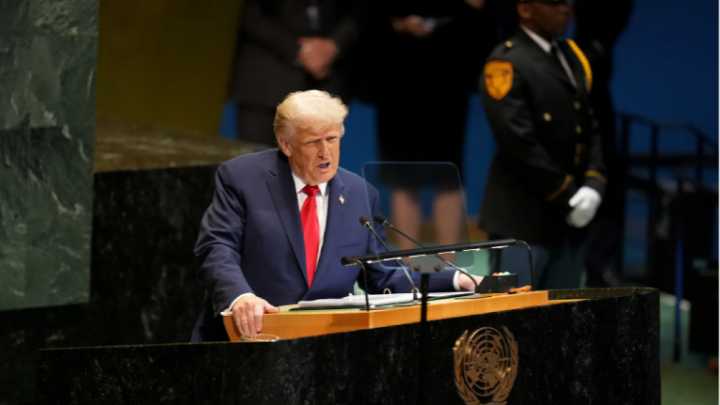 Trump dice en la ONU que reconocer el estado de Palestina es una recompensa para Hamás