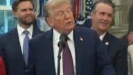 'That's pretty serious!' Trump jokes as he slaps down 'fake news' viral health rumours spreading online