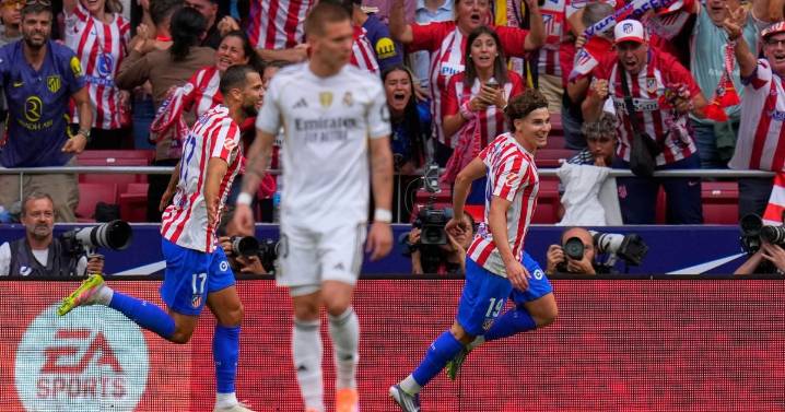 Julián Álvarez, genial: dos goles en el inolvidable 5-2 del Atlético sobre el Real Madrid