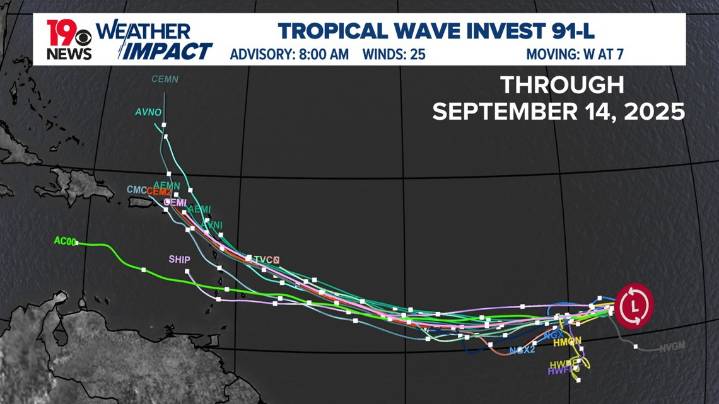 The tropical disturbance likely to develop into season’s next named storm