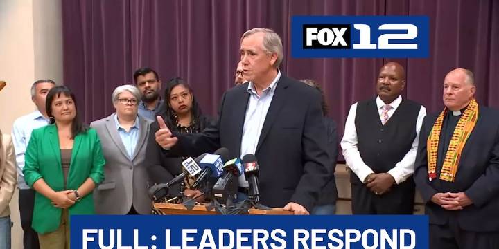 Full: Portland, state leaders speak amid increase in federal agents
