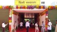 President Droupadi Murmu Arrives In Mathura Aboard Maharaja Express