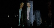 Donald Trump UK visit: Four arrested after Trump Epstein image projected onto Windsor Castle