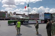 Destaca en Desfile Militar aeronave fabricada en México