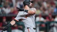 Giants' Bryce Eldridge sets a tall team record in his first MLB game for San Francisco