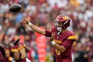 Marcus Mariota and a reconfigured Commanders offense run past the Raiders 41