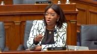 'We don't swear to an orange king': Jasmine Crockett rips Trump's 'hostile act' threat