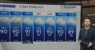 Two tropical waves being tracked near South Florida as showers, storms move through area