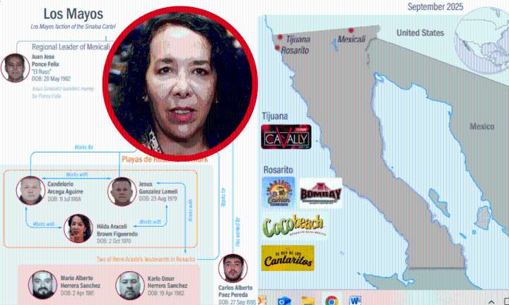 EE.UU. liga a Hilda Brown, diputada de Morena, con Los Mayos del Cártel de Sinaloa en lavado de dinero