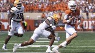 Manning runs for 2 touchdowns but struggles again in passing game as No. 7 Texas beats UTEP 27