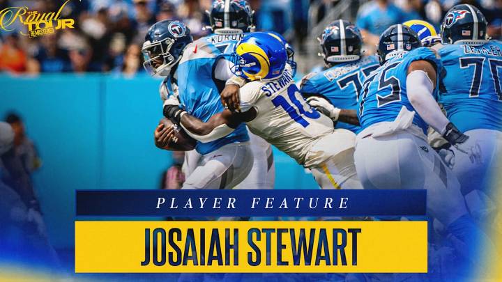 Feature: 'He's playing at a really, really high level': Rams pleased with what they've seen from OLB Josaiah Stewart