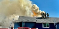 Firefighter hurt in fire at Vancouver triplex that neighbors say started with ‘explosions’