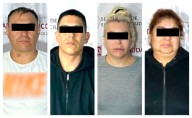 Caen cuatro integrantes de "Los Tanzanios" durante cateos en Iztacalco
