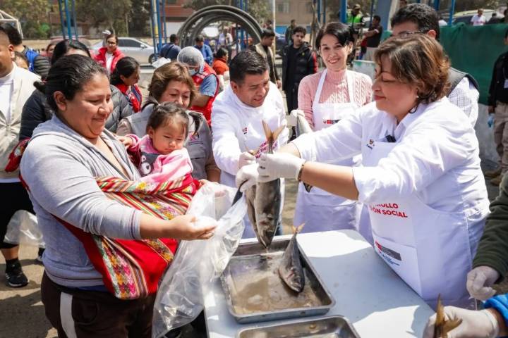 Midis: 4,900 comedores populares y ollas comunes recibieron 91 toneladas de pescado
