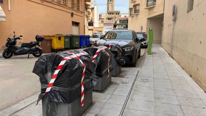 Binéfar inutiliza los contenedores soterrados, primer paso para su eliminación