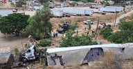 Volcadura de tracto camión en Tecate