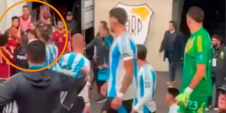 El video de la discusión entre Messi y el capitán de Venezuela durante la victoria de Argentina por Eliminatorias