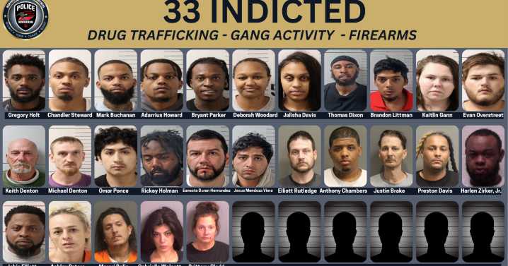 Fentanyl trafficking ring with cartel ties dismantled across Middle Tennessee, 30+ charged