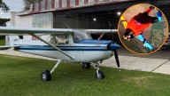 Muere mujer tras saltar de una avioneta, la mochila de su paracaídas no abrió